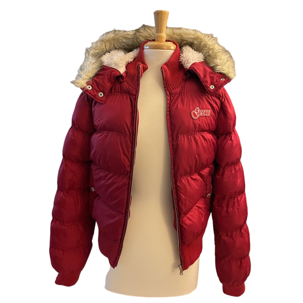 Guess Bubble Jacket With Removable Hood